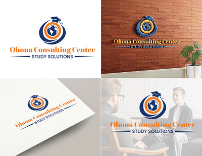 Ohona Consulting Center - Study Solutions Logo Design agency logo branding business logo consulting firm logo consulting logo corporate logo custom logo digital agency logo letter logo logo logo design modern logo ohona consulting center logo student logo travel agency logo typography logo unique logo wordmark logo