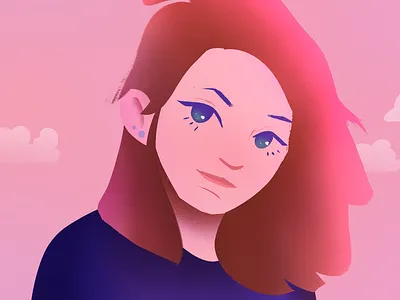 Self portrait art branding design graphic design illustration illustrator logo ui ux vector