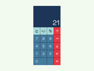 Calculator app design illustration ui vector