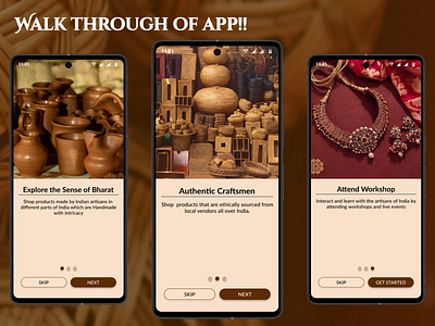 Walk through of App. app branding dailyui design graphic design ui ux