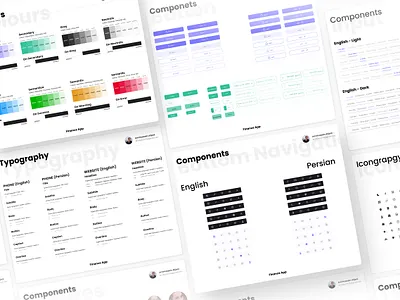 Finance App - Design System app branding clean components design design system design systems interface kit library minimal mobile style guide system trend ui ui kit uiux ux web