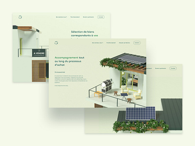 Coeur Patrimoine - Website 3d animation charity figma homepage real estate social ui ux webflow website