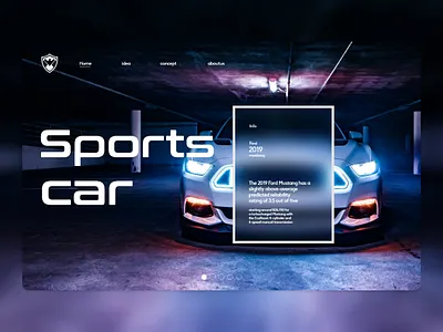 Landing page UI for Car Company 3d logo brand logo branding car company cars design footer graphic design header icon illustration landingpage logo ui vector webdesign website