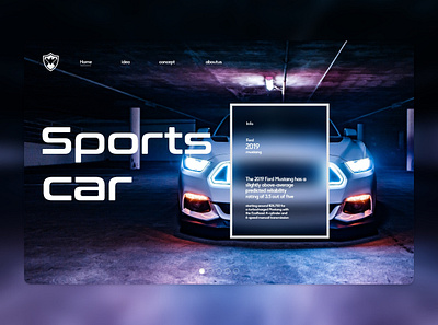 Landing page UI for Car Company 3d logo brand logo branding car company cars design footer graphic design header icon illustration landingpage logo ui vector webdesign website