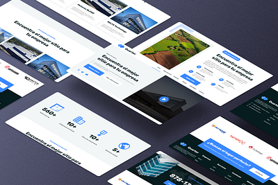 Isometric mockup - First design isometric landing landingpage ui ux web