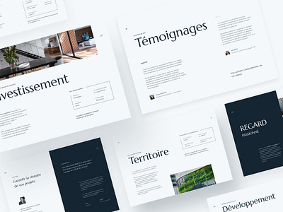 Valurbain - Brochure agency branding brochure building design layout real estate ui