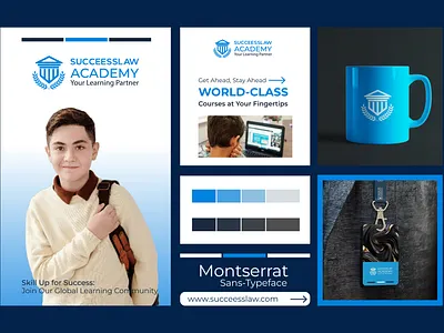SUCCESS LAW ACADEMY | Brand Identity brand identity for startups creative brand strategy creative identity digital learning visual identity educational technology design minimalist branding design minimalist design modern branding modern logo design