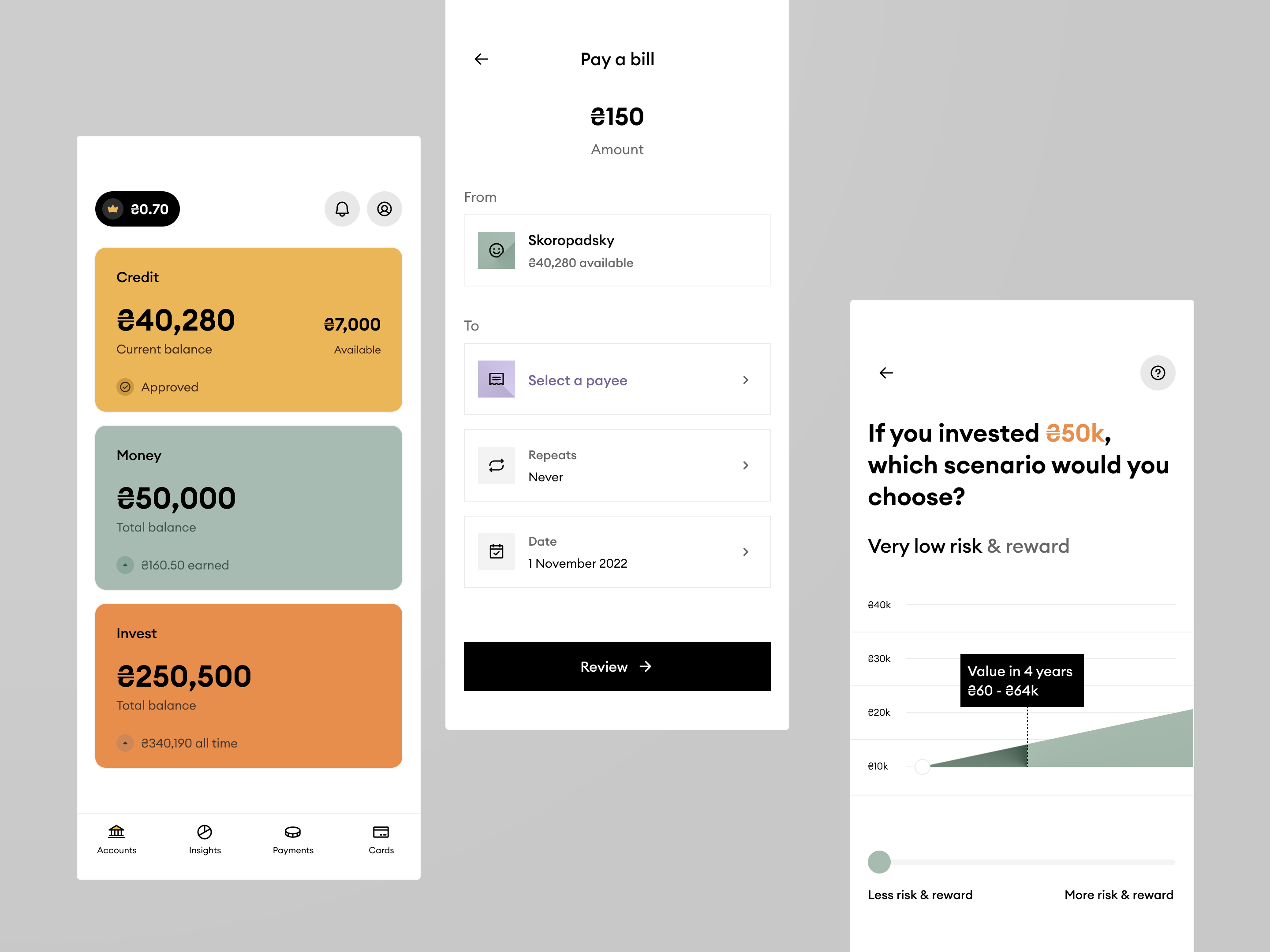 Financial app app bank app card finance app financial fintech ios mobile mobile banking money transfer transfer ui ux