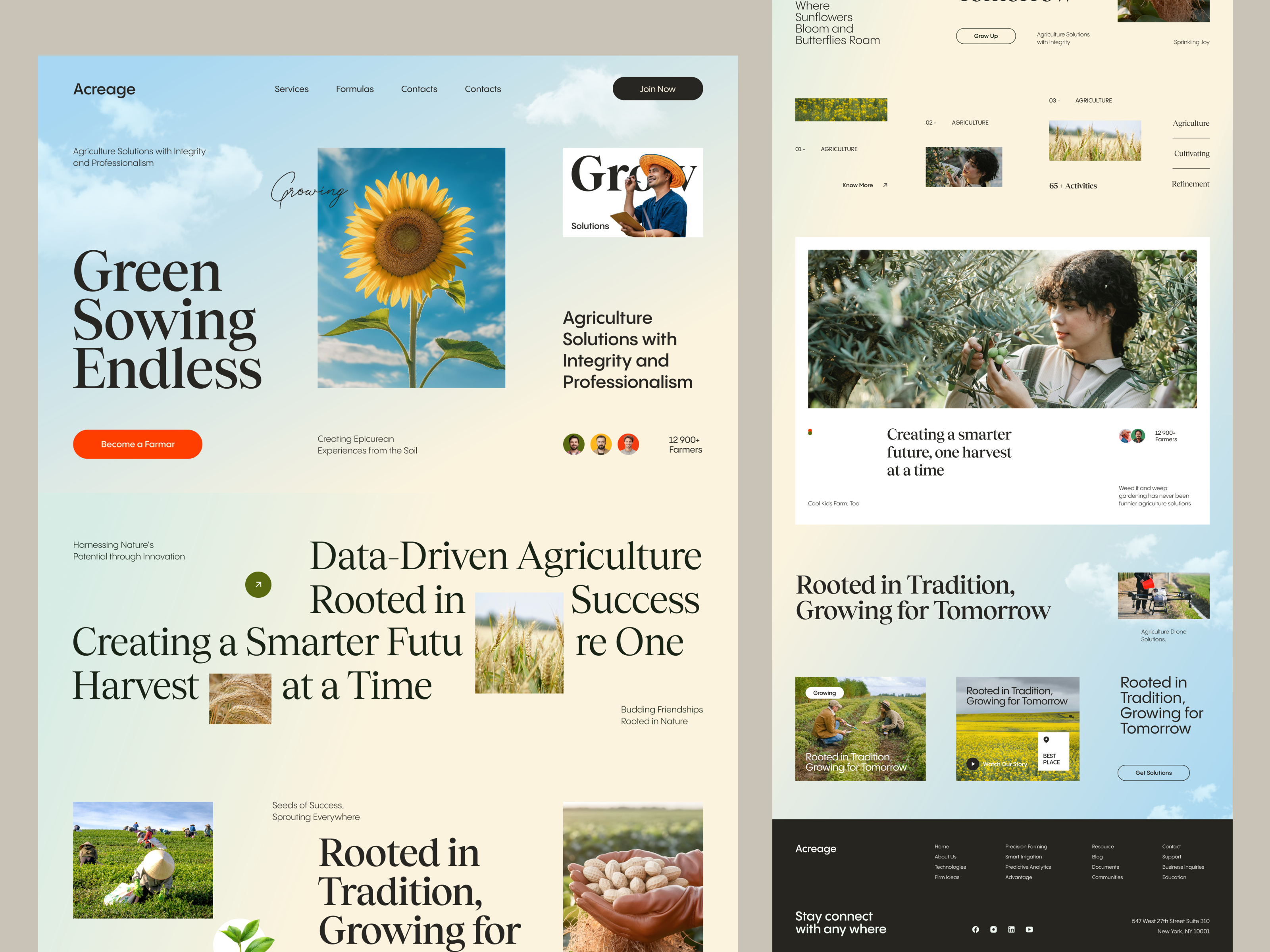 Example of Modern And Creative Landing Page Design