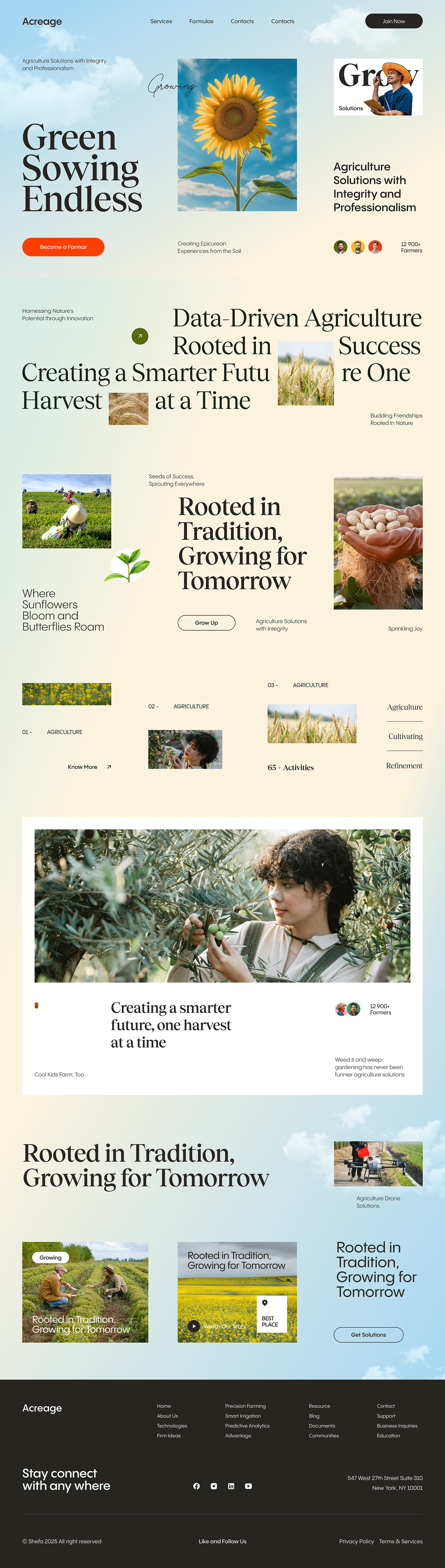 Example of Modern And Creative Landing Page Design