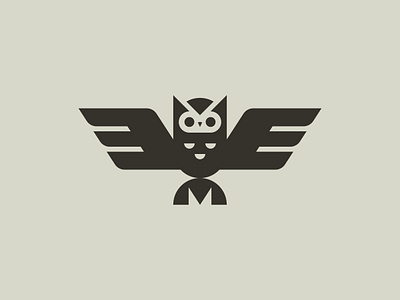 Owl logo bird design logo modern owl owlet