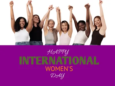 Happy International women's Day 🎉 graphic design