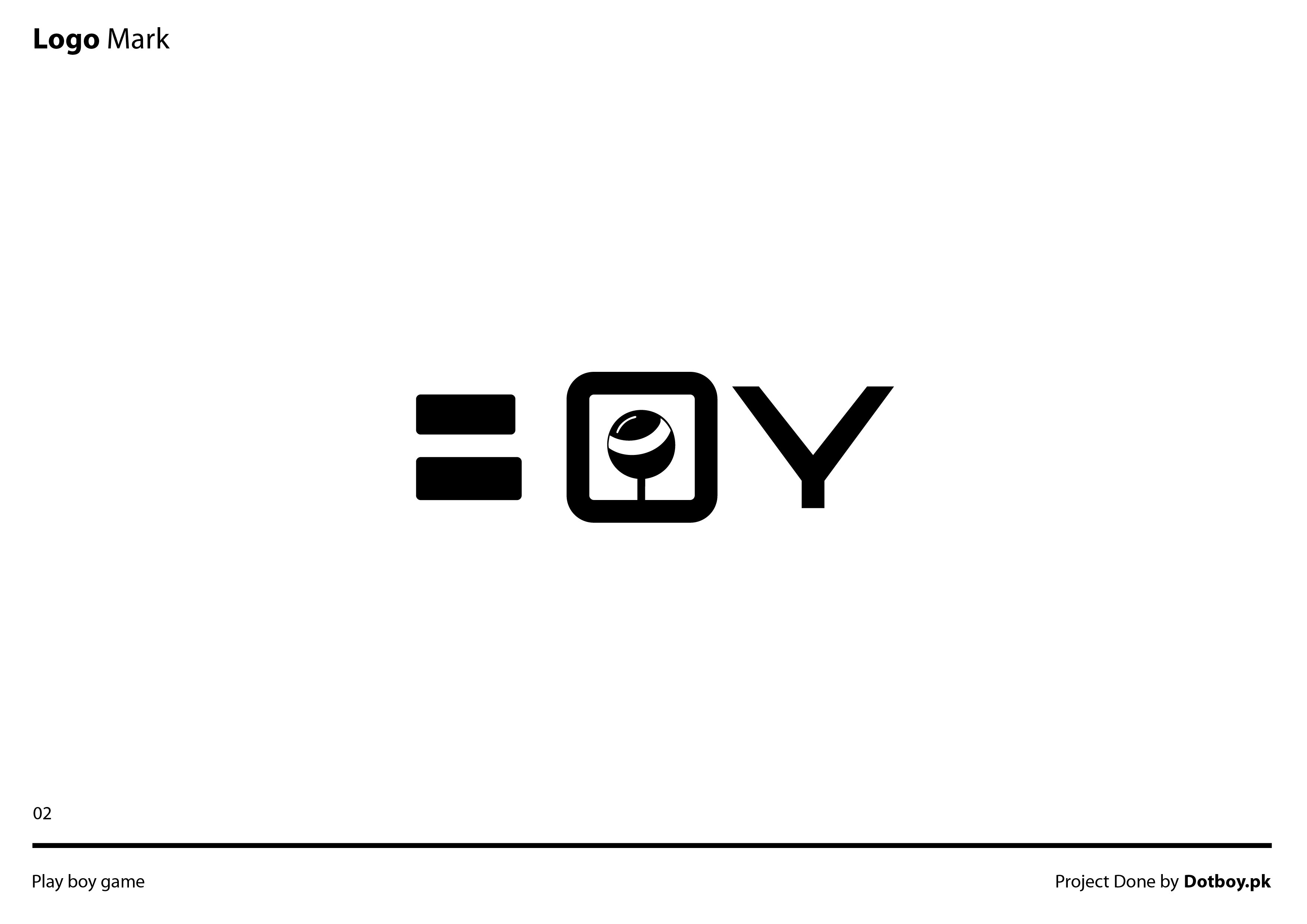 Logo Mark 3d animation boy branding creative graphic design impactful logo logodesign monochrome motion graphics typographic ui