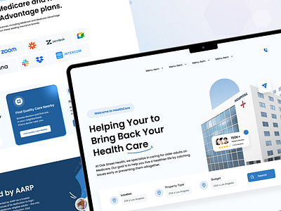 Minimal Healthcare Website doctorwebsite fiverr framer healthcaredesign landing page medicalwebsite minimal website responsivedesign seo ui uiux vegasweb websitedesign white blue color website white color landing page wordpress