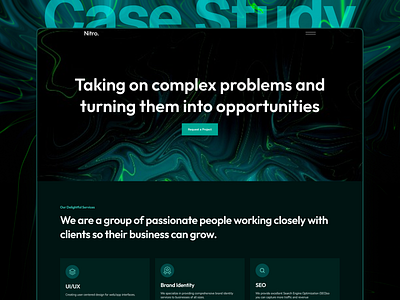 UX Case Study - Digital Design Agency agency dark mode design design design agency digital design agency figma freebie figma ui kit free download freebie illustration landing page marketing agency ui ui design ux web design webflow cloneable webflow landing page website website design