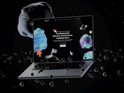 SKALE - Landing page! 3d animation coin crypto landing design landing page macbook pro piqo planet rocket skale space ui ux web webflow website