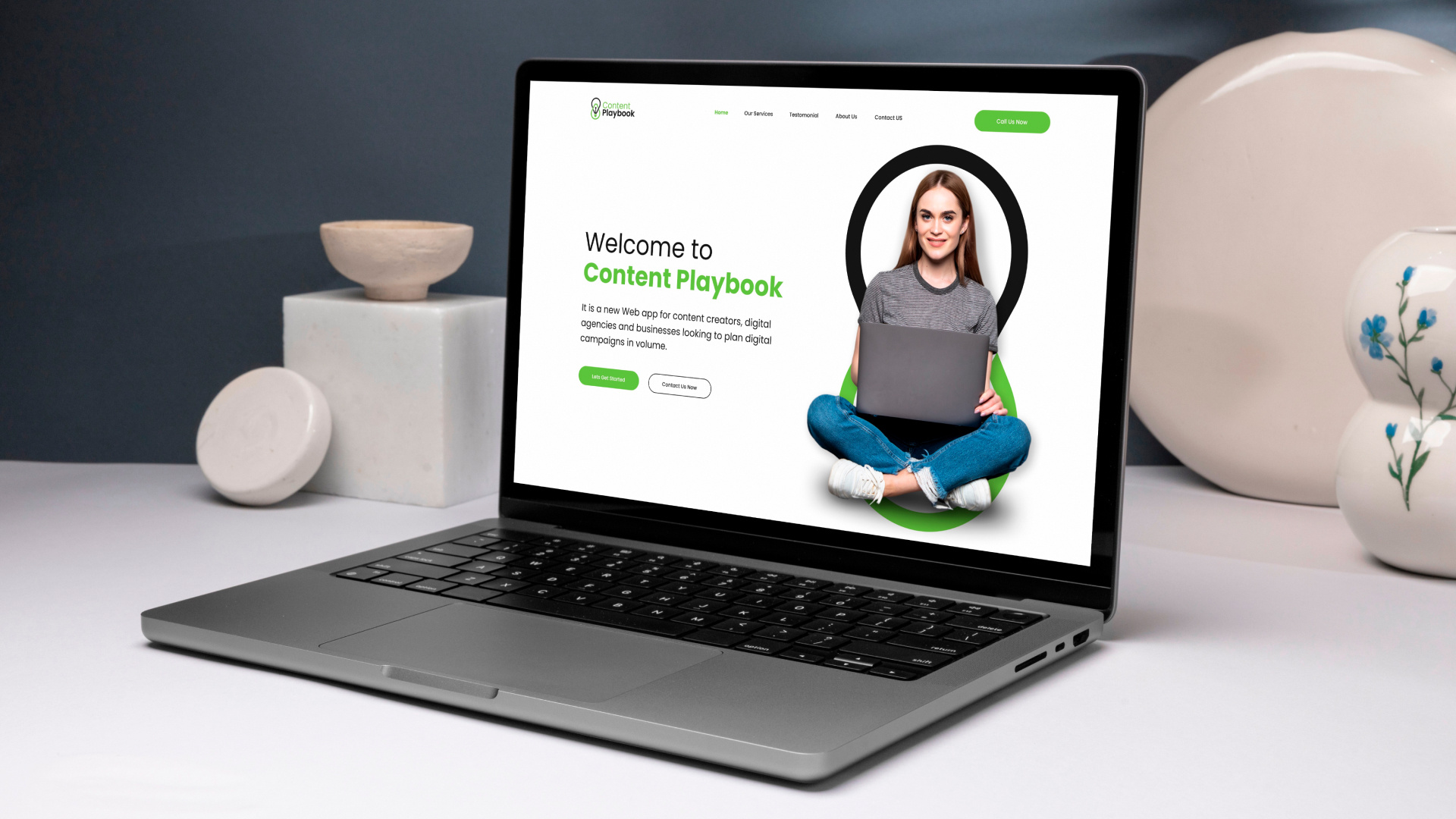Example of Custom& Professional Website UI Design