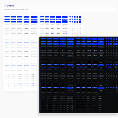 Design System - Buttons assets branding design file design system figma icons ui ui kit uiux web page