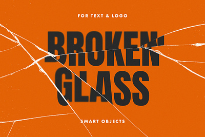 Broken Glass Text & Logo Effect typography
