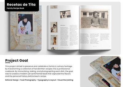 Recetas de Tita art direction design editorial design food photography indesign layout design lightroom recipe book