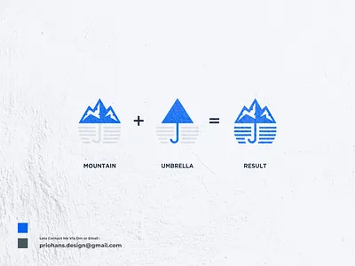 The Meaning of Logo - UmbrellaTain Insurance brand branding design dual meaning logo insurance insurance logo logo logo combination logo designer mountain mountain logo prio hans professional umbrella umbrella logo vector