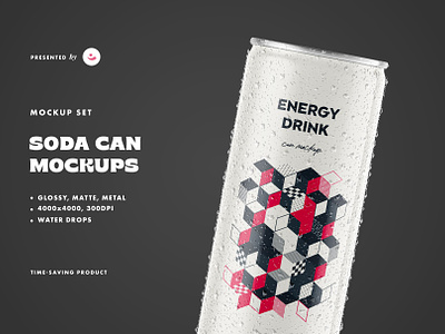 Tall Can Mockup aluminium branding can free freebie identity mockup product soda
