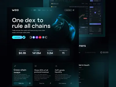 Crypto Exchange Web Platform blockchain crypto dapp defi design dex exchanges fintech landing page platform token trade trading userinterface web design web3 webdesign website