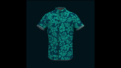 Tropical Shirt Concept & Graphic Design apparel design clothing design fabric print fashion design graphic design illustration printing seamless pattern shirt design summer fashion surface pattern surface print textile textile print tropical design tropical leaves tropical pattern