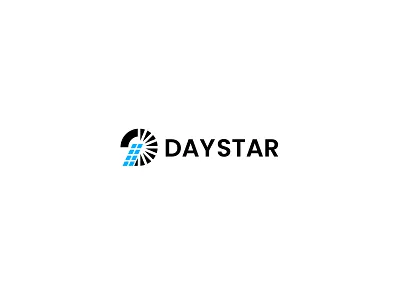 Daystar logo design brand branding design energy green identity logo logo design print solar.