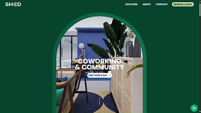 Shed#2 Coworking branding coworking coworking app coworking space