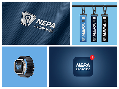 NEPA LAX News – A Bold Brand for Pennsylvania Lacrosse apple watch brand design brand identity brand identity design branding design lacrosse logo logo design logo designer mockup news pennsylvania sports