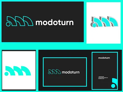 Modoturn Logo branding graphic design logo logo mark m logo