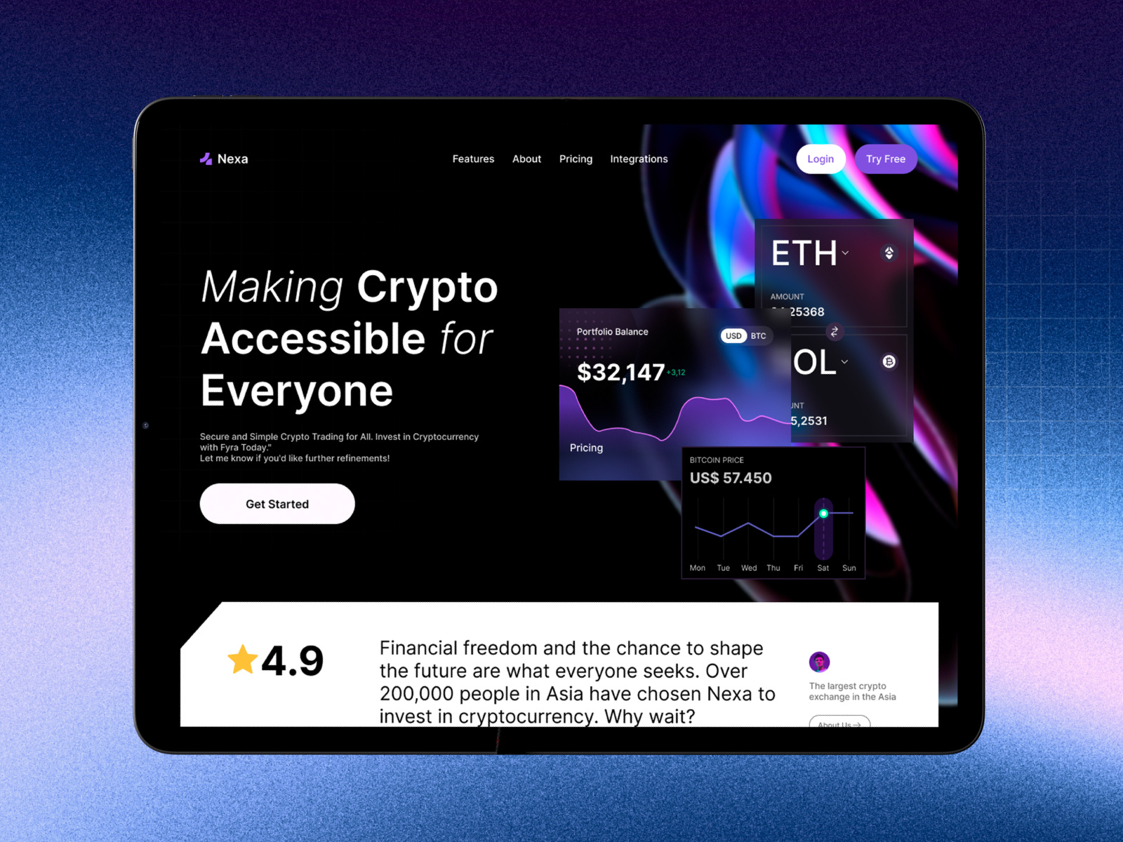 Example of Website Design (10 Pages)