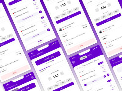 Ride-Hailing UI/UX Design for Smooth Fare Negotiation bike sharing app farenegotiation passengerexperience reject ride ride app ride app design ride app project ride app ui ride app uiux ride application ride booking app ride negotiation ride negotiation app ride website rideapp ridebooking ridehailing ridesharing app ridingapp smartmobility