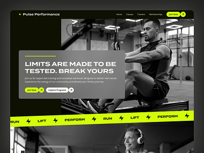 Pulse Performance – High-Impact Fitness Web Design australia