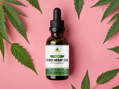 CBD Oil Label Design cbd oil label design