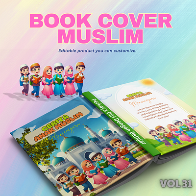 Book Cover Islamic #10 graphic design kids book