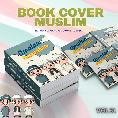 Book Cover Islamic #11 graphic design kids book