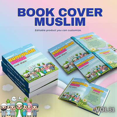 Book Cover Islamic #12 branding graphic design illustrator kids book