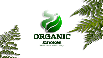 Organic Smokes | Branding That Breathes Freshness" 🌿🔥 brand branding design freelance graphic design illustration logo logobranding