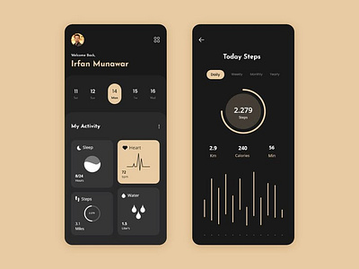 Step Counter App Ui Design