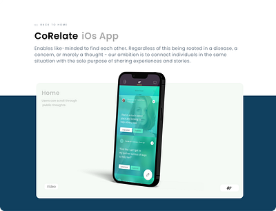 CoRelate branding mobile