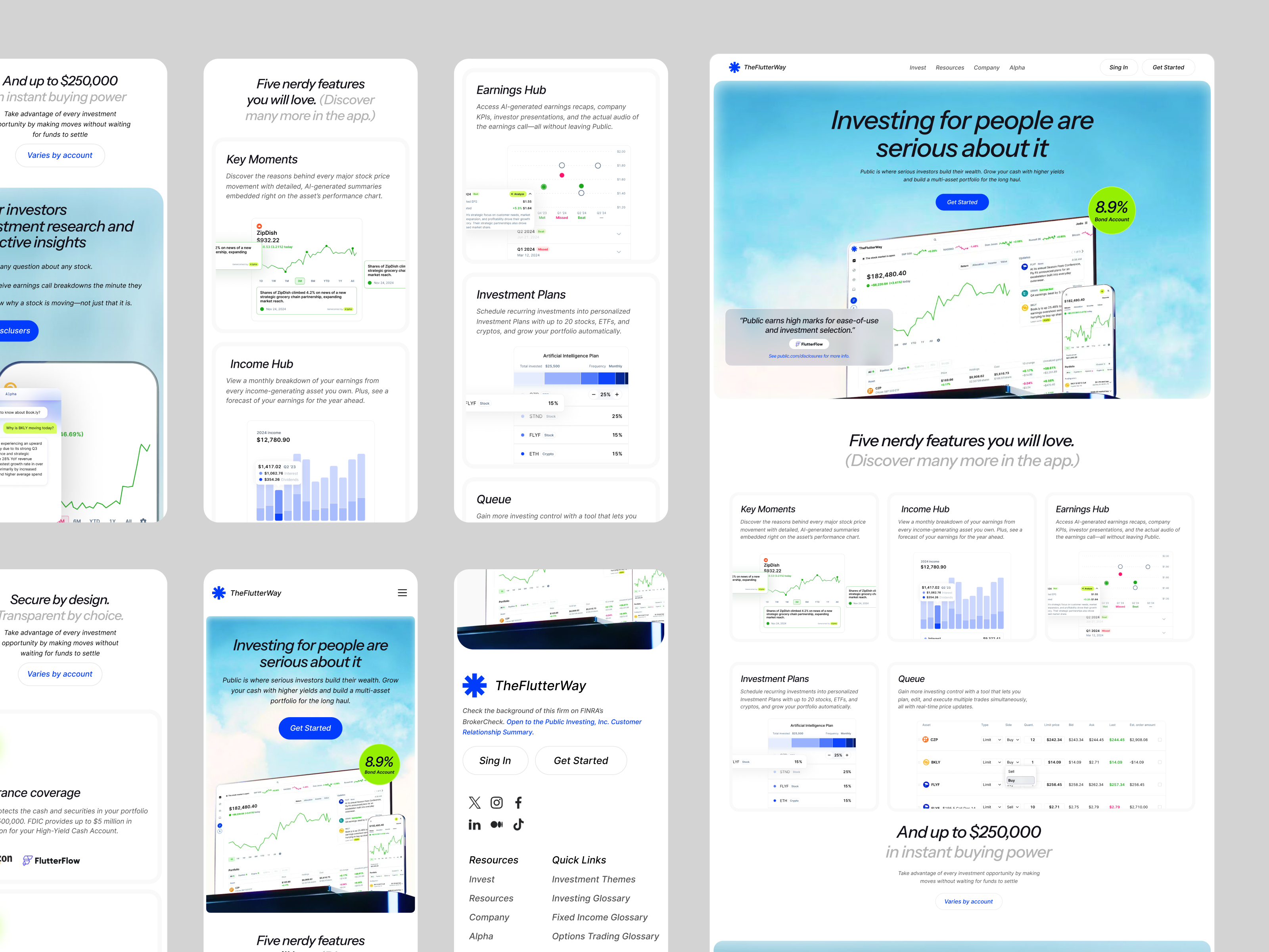 Example of Responsive Landing Page