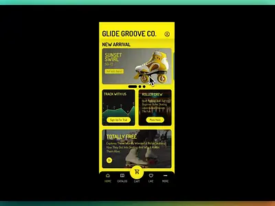 Glide Groove Co. Add-to-Cart Userflow add to cart figma ui userflow ux