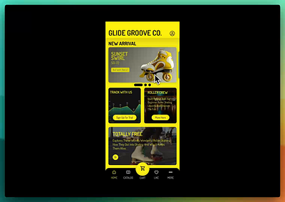 Glide Groove Co. Add-to-Cart Userflow add to cart figma ui userflow ux