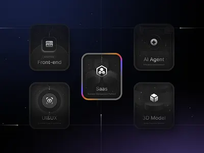Features Cards Section design graphic design ui web