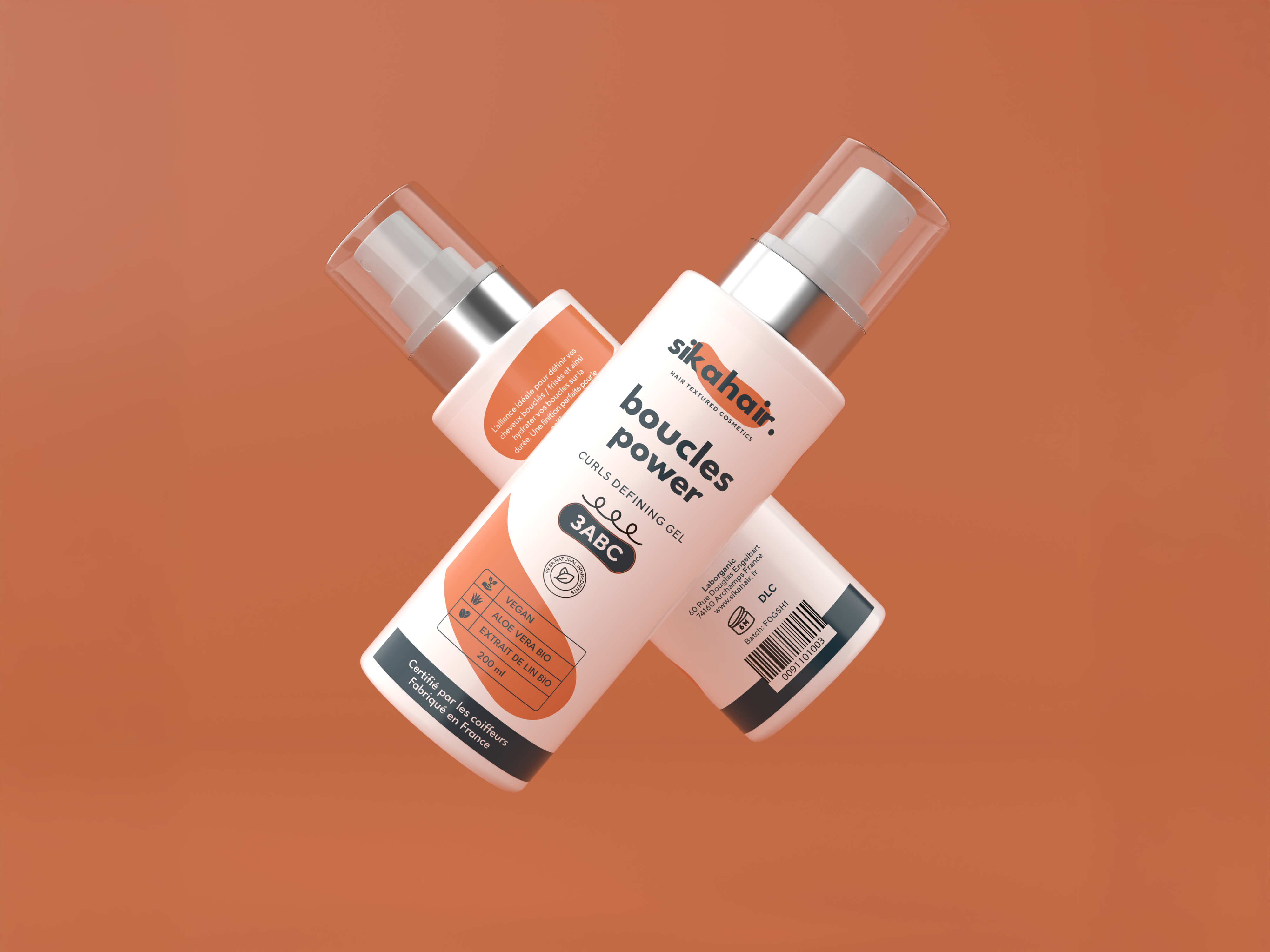 Example of Skin Care, Cosmetics Label And Packaging