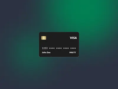 Daily UI Challenge #7 bank card design figma gradient redesign ui uidesign ux webdesign