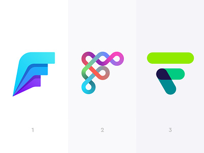 F monograms branding f letter f monogram ff fitness flow gradient growth icon logo monogram stats up vadim carazan
