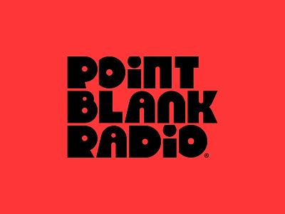 PBR Radio - Logo Design branding custom font disco display font logo logo designer logomark music radio techno typography wordmark